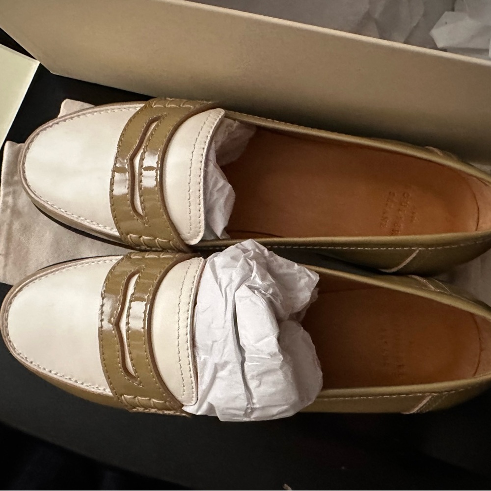 Sezane Two-Tone Loafers